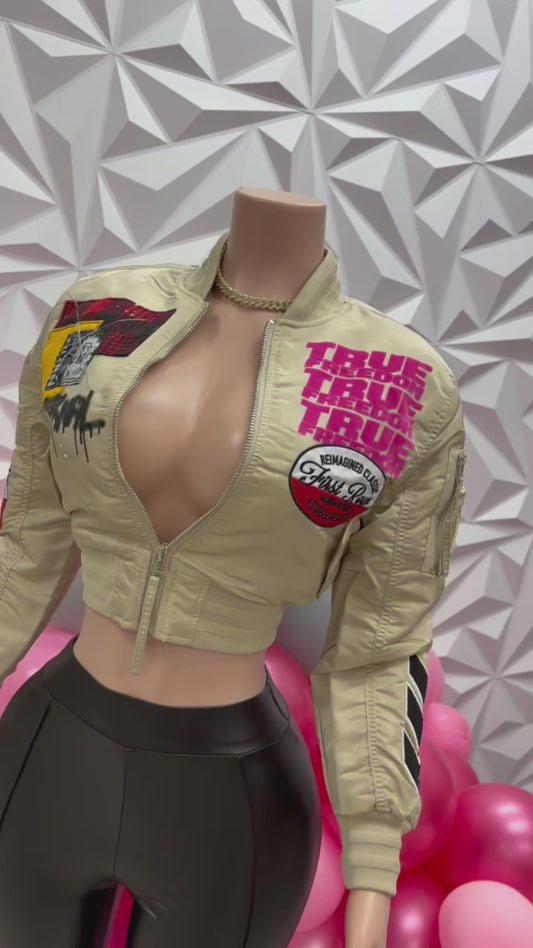 Aviator Bomber Khaki