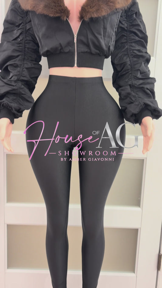 Satin Leggings