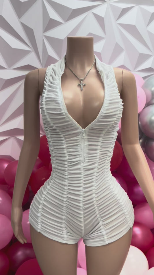 Ruched Romper