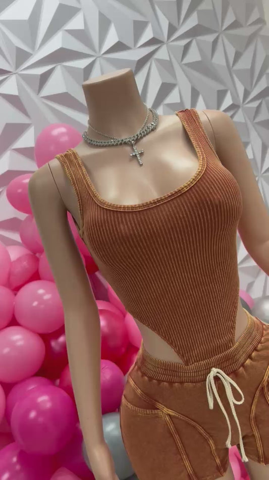 Copper Short Set