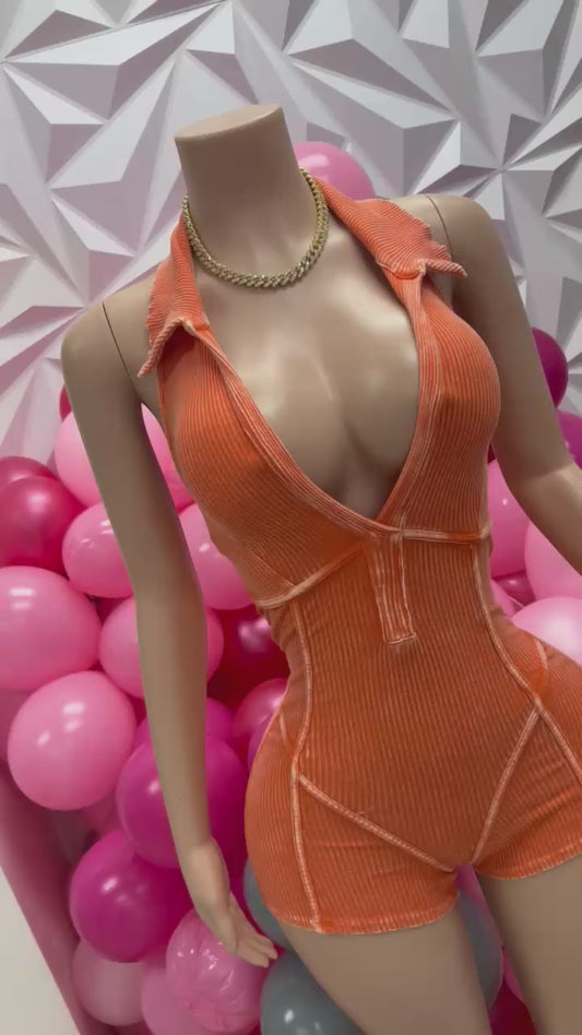 Sherbet Halter Jumpsuit