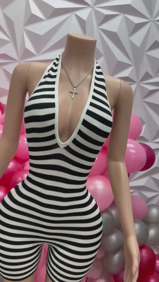 Striped Romper