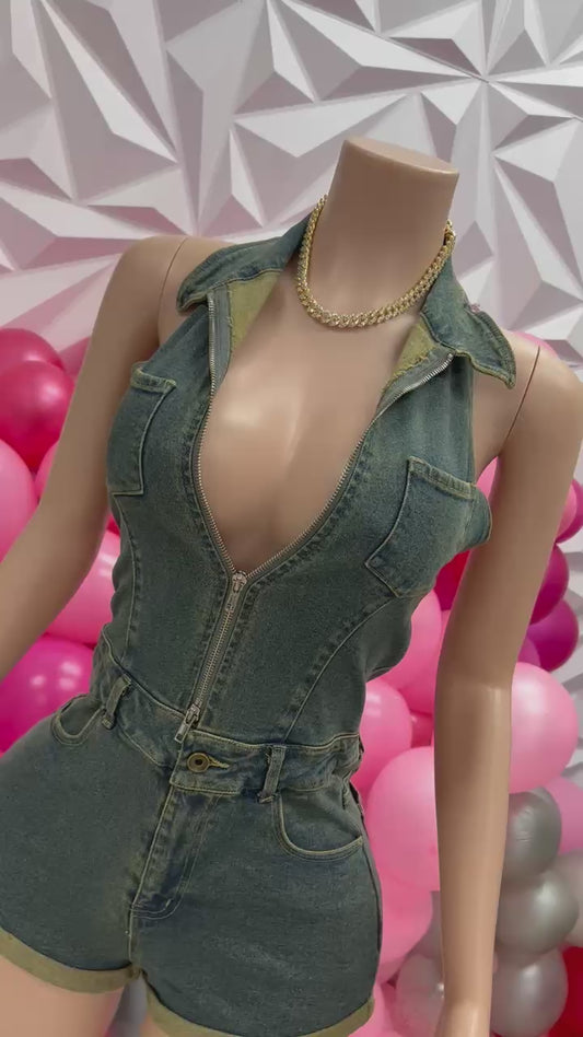Denim Halter
